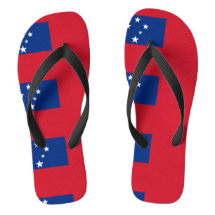 Samoanflagge Badesandalen