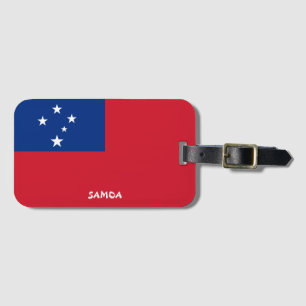 Samoanische Nationalflagge Patriotisch Gepäckanhänger