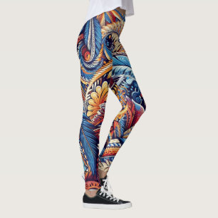 samoanische, polynesische Kultur inspiriert Leggings