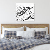 Samoanische Tätowierkunst Leinwanddruck (Insitu (Schlafzimmer))