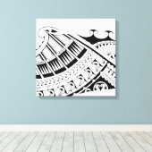 Samoanische Tätowierkunst Leinwanddruck (Insitu (Holzboden))