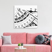 Samoanische Tätowierkunst Leinwanddruck (Insitu (Wohnzimmer))