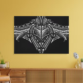 Samoanisches Tätowierdesign Leinwanddruck (Insitu (Wohnzimmer))