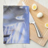 Samoed Let It Snow Weihnachten Geschirrtuch (Viertel Falte)