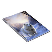 Samoed Let It Snow Weihnachten Notizblock (Rechte Seite)