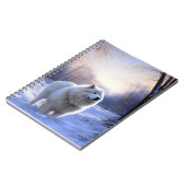 Samoed Let It Snow Weihnachten Notizblock (Linke Seite)