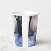 Samoed Let It Snow Weihnachten Pappbecher (Links)