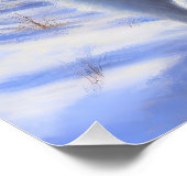 Samoed Let It Snow Weihnachten Poster (Ecke)