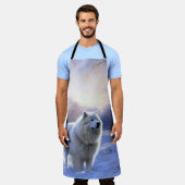 Samoed Let It Snow Weihnachten Schürze (Getragen)