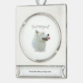 Samoidale Mama 2 Banner-Ornament Silber (Links)