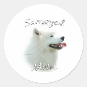 Samoidale Mama 2 Runder Aufkleber
