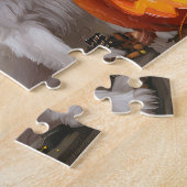 Samojede Halloween Gruselig Puzzle (Seite)