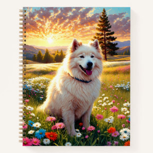 Samojede Hund Notizblock
