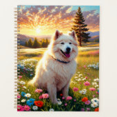 Samojede-Hund Planer (Vorderseite)