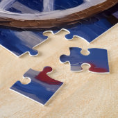 Samojede Hund Valentinstag Puzzle (Seite)