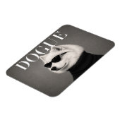 Samojede Luxus-Mode-Hundeporträt Flexi-Magnet Magnet (Linke Seite)
