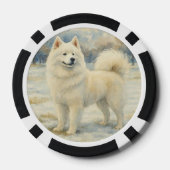 Samojede Pokerchips (Rückseite)