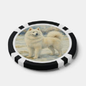 Samojede Pokerchips (Einzeln)