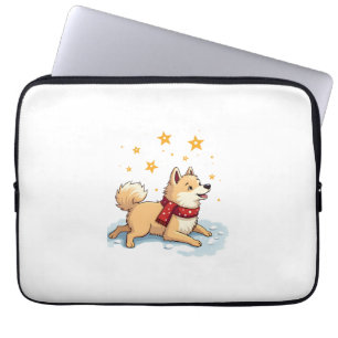 Samojede Schneeengel Laptopschutzhülle