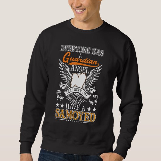 Samojede Schutzengel Samojede Sweatshirt (Vorderseite)