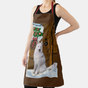 Samojede-Weihnachtsgeschenke Schürze