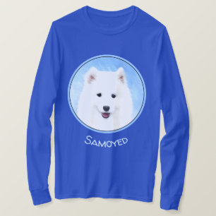 Samojeden-Welpen-Malerei - Süße originelle Hundeku T-Shirt