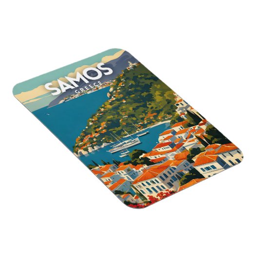 Samos Griechenland Magnet (Rechte Seite)