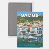 Samos Griechenland Reisen Magnet (Vorderseite/Rückseite)