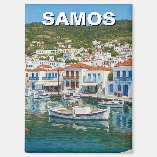 Samos Griechenland Reisen Magnet (Vorderseite)