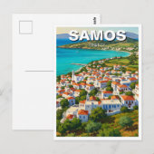 Samos Griechenland Reisen Postkarte (Vorne/Hinten)