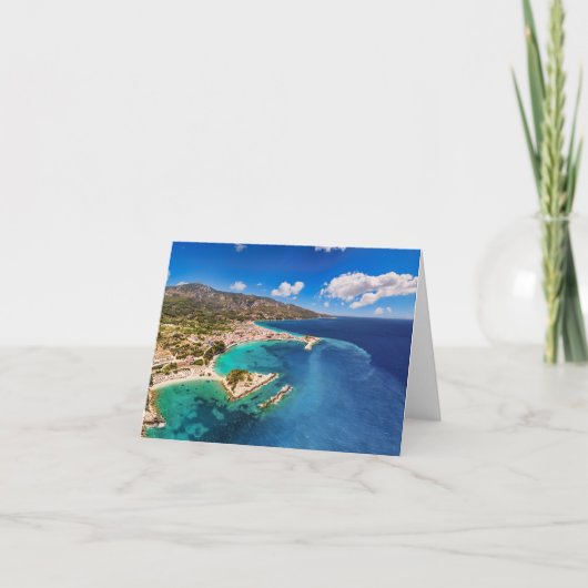 Samos-Insel, Griechenland Dankeskarte (Vorderseite)