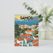 Samos Postkarte (Stehend Vorderseite)