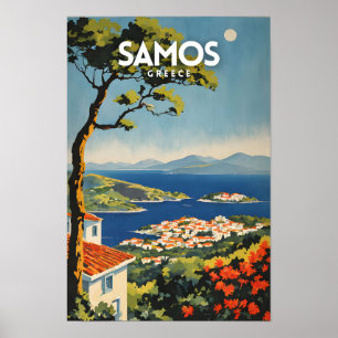 Samos Reiseplakat Poster