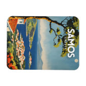 Samos Travel Magnet (Horizontal)