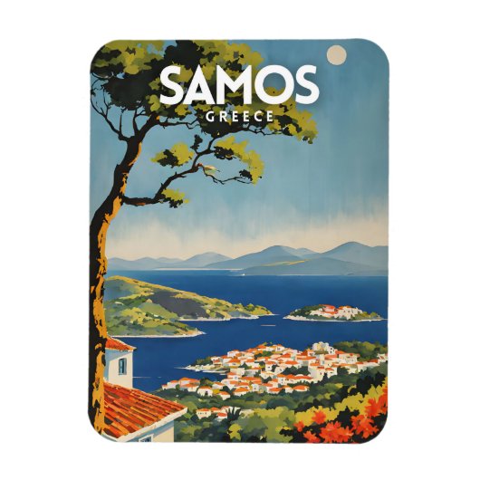 Samos Travel Magnet (Vertikal)