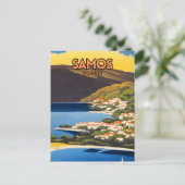 Samos Travel Postkarte (Stehend Vorderseite)