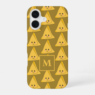 Samosa indischer Snack Kawaii-Lebensmittel-Muster iPhone 16 Hülle