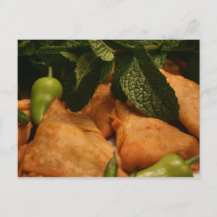 Samosa Postkarte