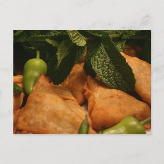 Samosa Postkarte (Vorderseite)