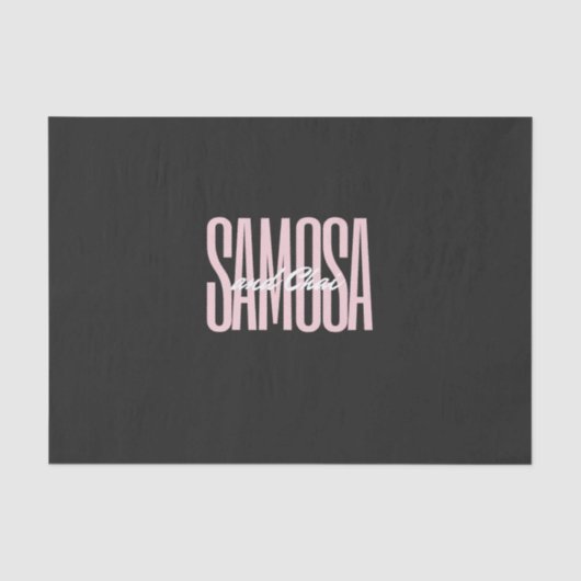 Samosa und Chai T - Shirt Seidenpapier (Vorderseite)