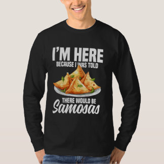 Samosas Essen Indischer Feinschmecker Samosa Gemüs T-Shirt