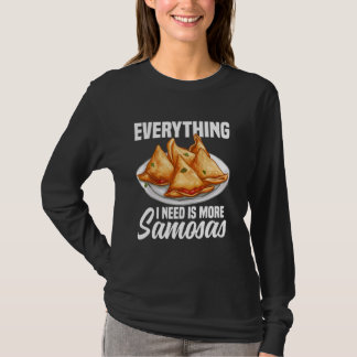 Samosas Food Samosa Maker Indischer Feinschmecker T-Shirt