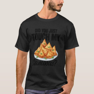 Samosas Herstellung indisches Essen vegane tiefgef T-Shirt