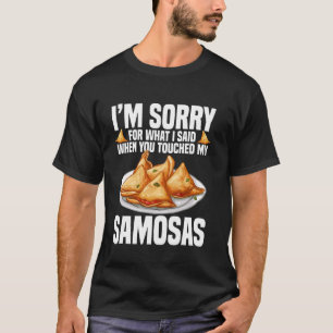 Samosas Indischer Feinschmecker Vegan Samosas T-Shirt
