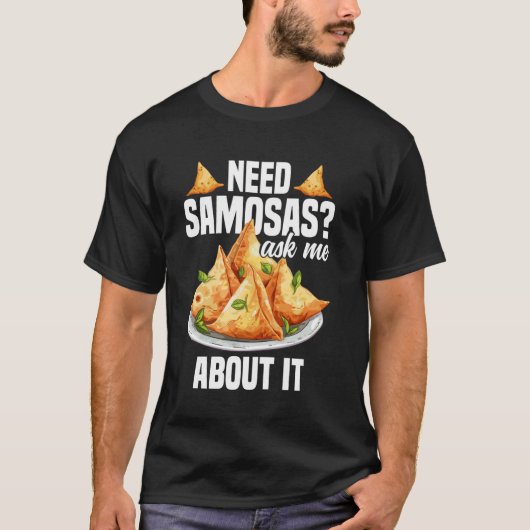 Samosas Maker Indischer Feinschmecker Vegan Frozen T-Shirt (Vorderseite)