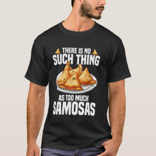 Samosas Zubereitung Indisches Essen Vegan Frische  T-Shirt