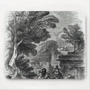 Samoset, der indische Besucher Mousepad