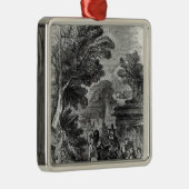 Samoset, der indische Besucher Ornament Aus Metall (Rechts)