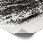 Samoset, der indische Besucher Poster (Ecke)