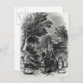 Samoset, der indische Besucher Postkarte (Vorne/Hinten)